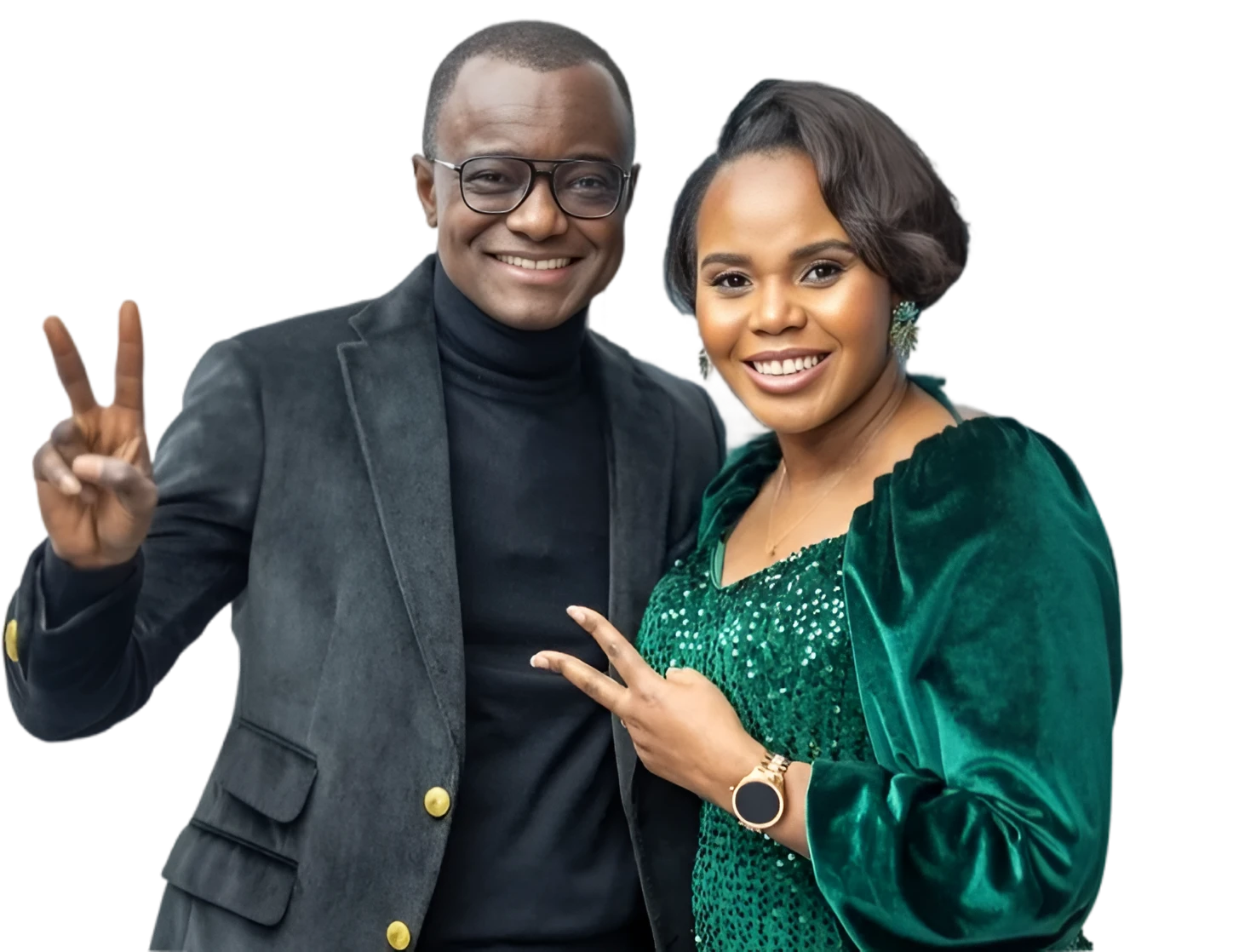 Pasteur Mira FAGBOHOUN et sa femme